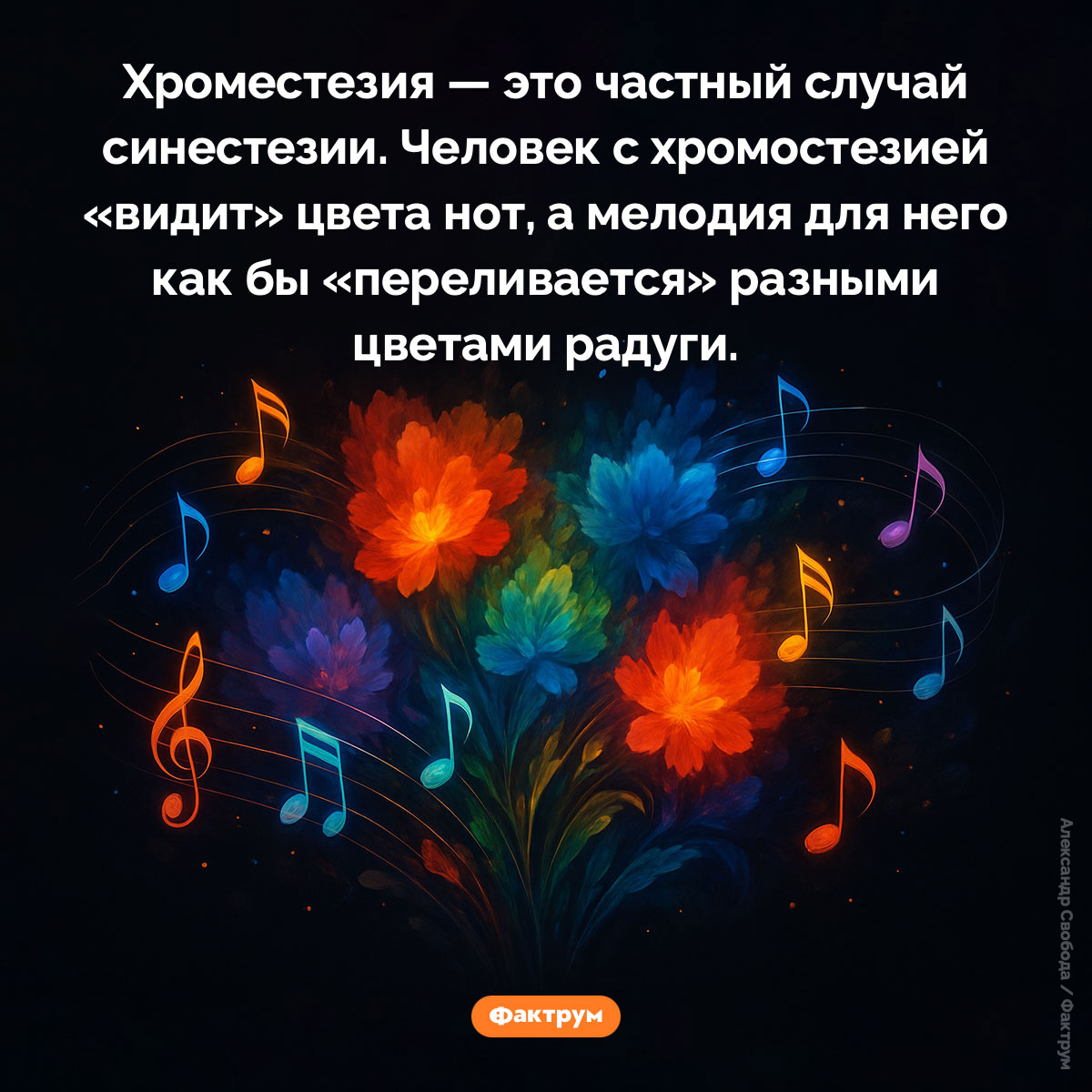 Хроместезия — состояние, при котором человек может «видеть» цвета музыки - свежие новости на Toplenta