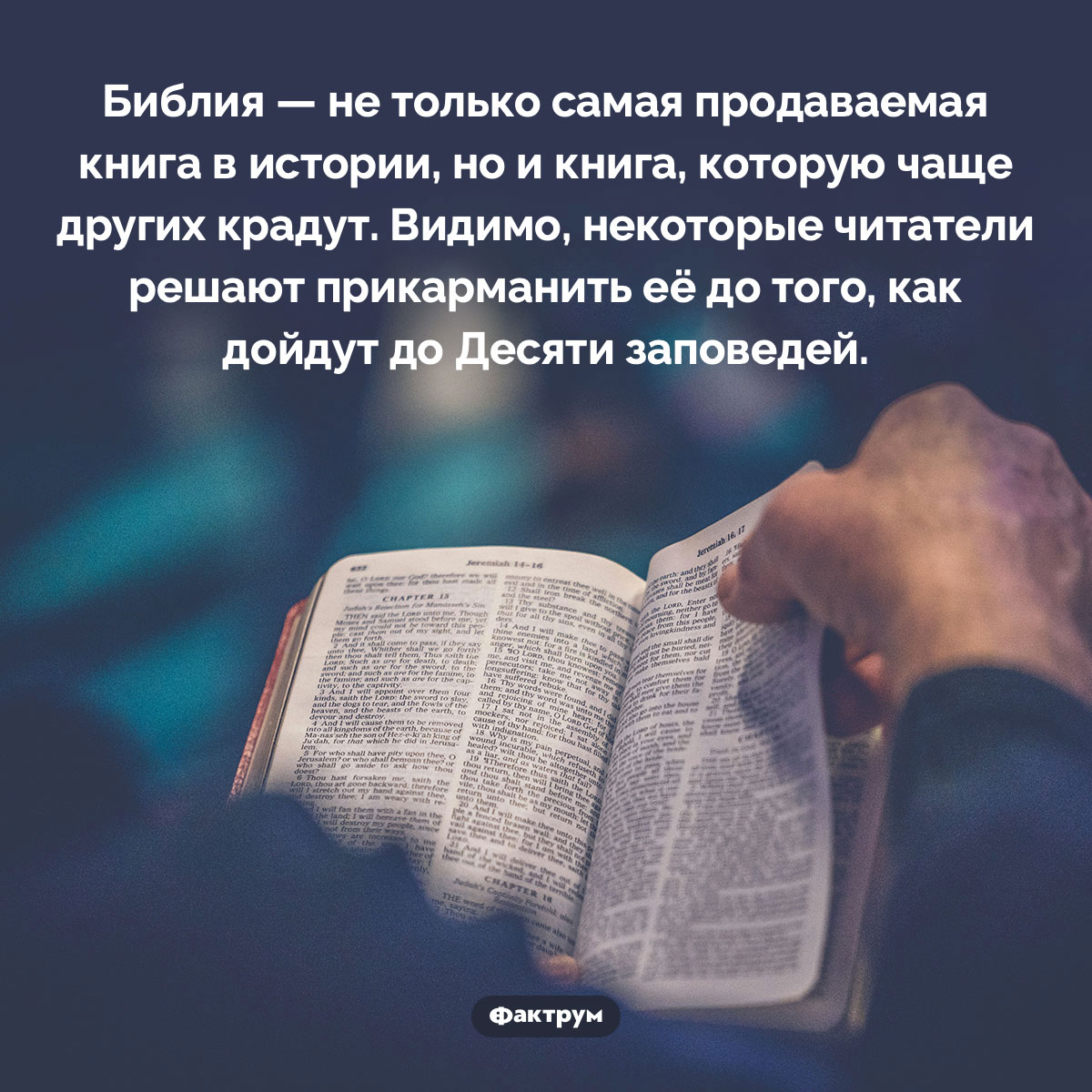 Библию крадут чаще всех других книг - похожая новость на Toplenta
