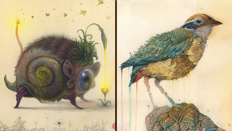 Симпатичные монстры художника Борхе Санчеса - похожая новость на Toplenta