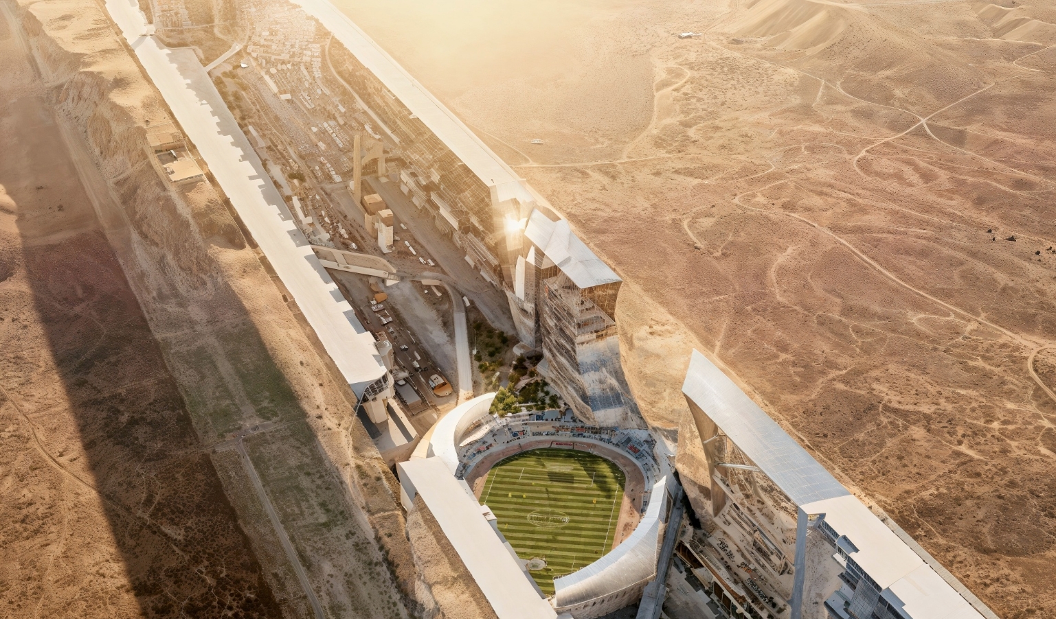 Город будущего без машин в Саудовской Аравии: почему проект The Line провалился - похожая новость на Toplenta