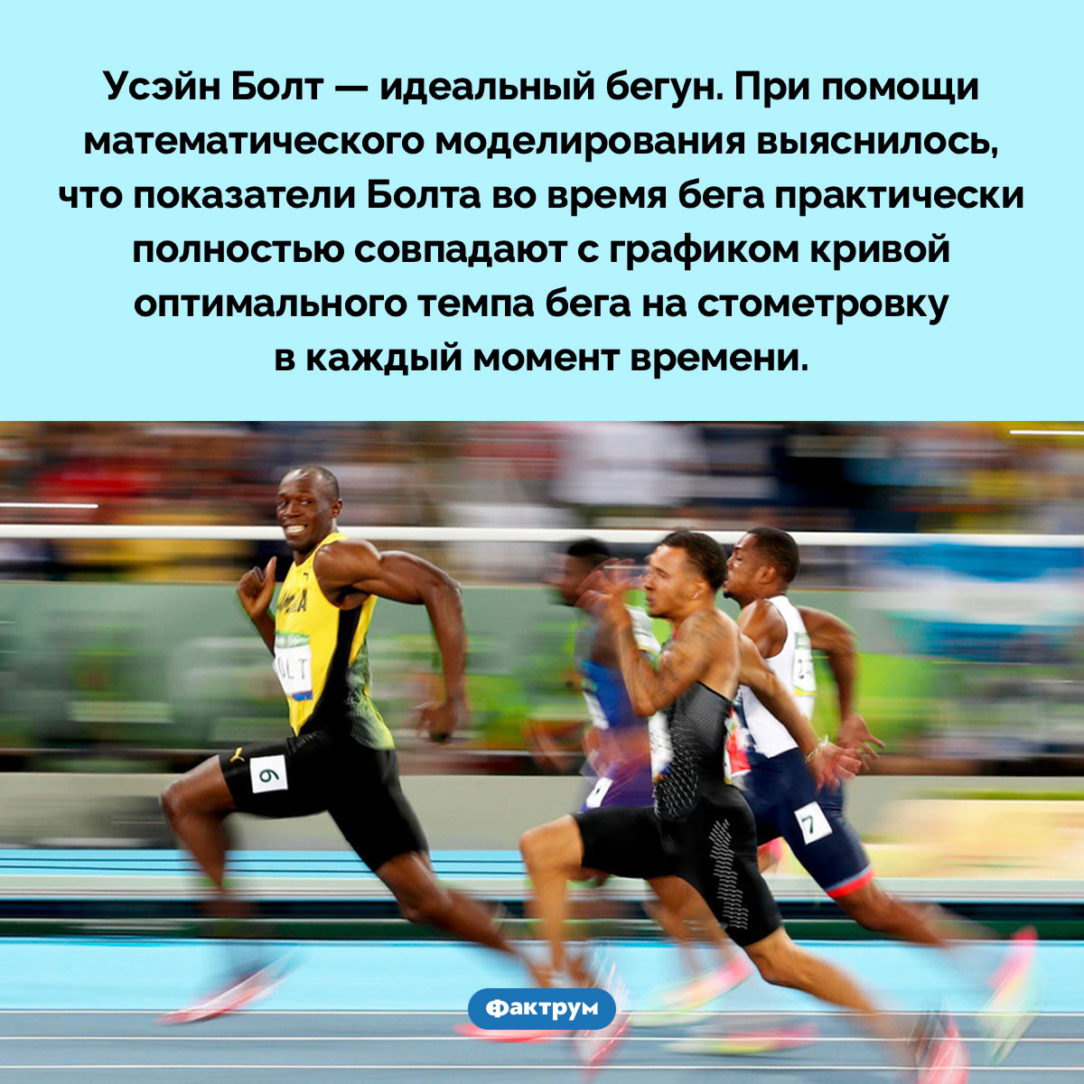 Математическое моделирование показывает, что Усэйн Болт — идеальный бегун - свежие новости на Toplenta по теме Наук