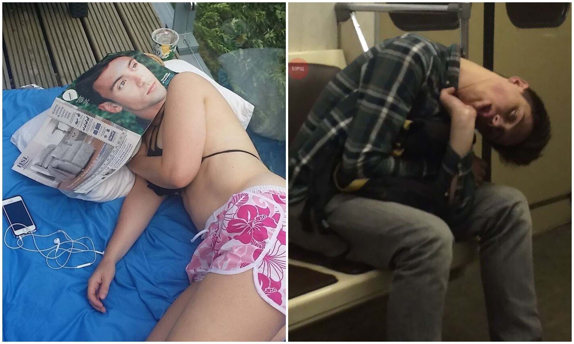 Сон — дело святое: люди, заснувшие в самых нелепых позах и местах - свежие новости на Toplenta по теме сон