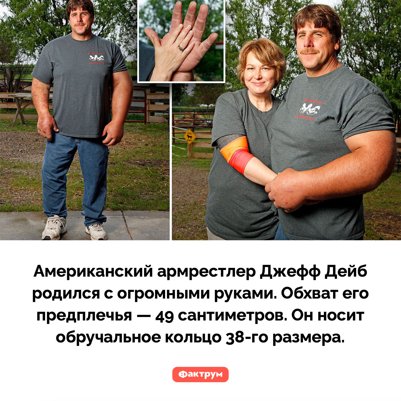 Огромные руки Джеффа Дейба - свежие новости на Toplenta