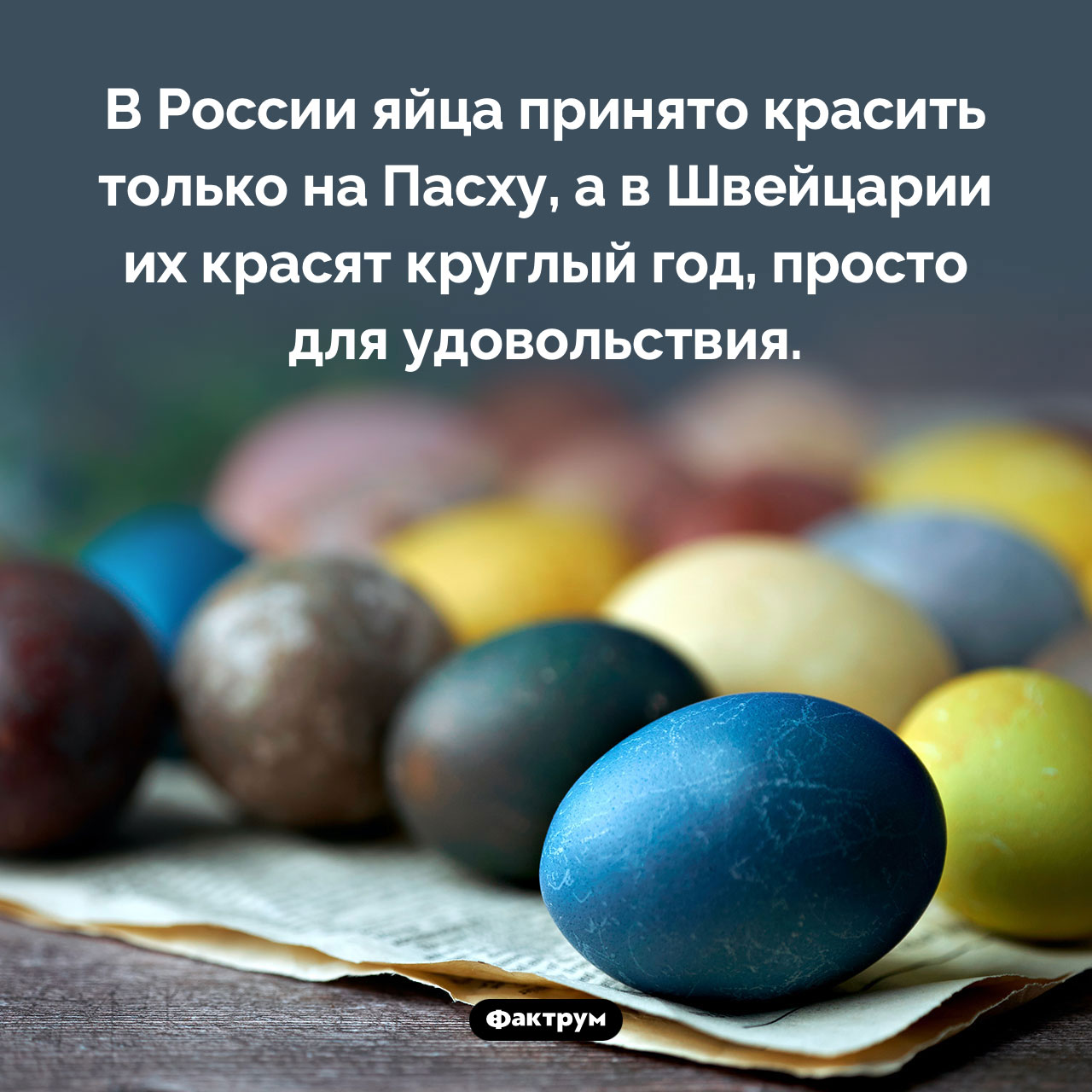 Разноцветные швейцарские яйца - свежие новости на Toplenta