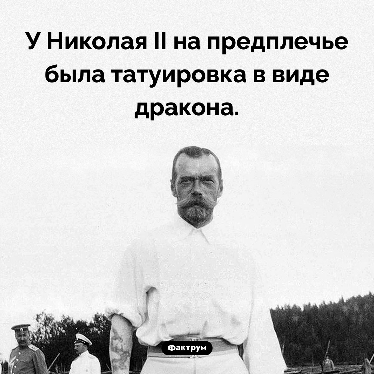 Царь-батюшка с татуировкой дракона - свежие новости на Toplenta по теме Николай ii