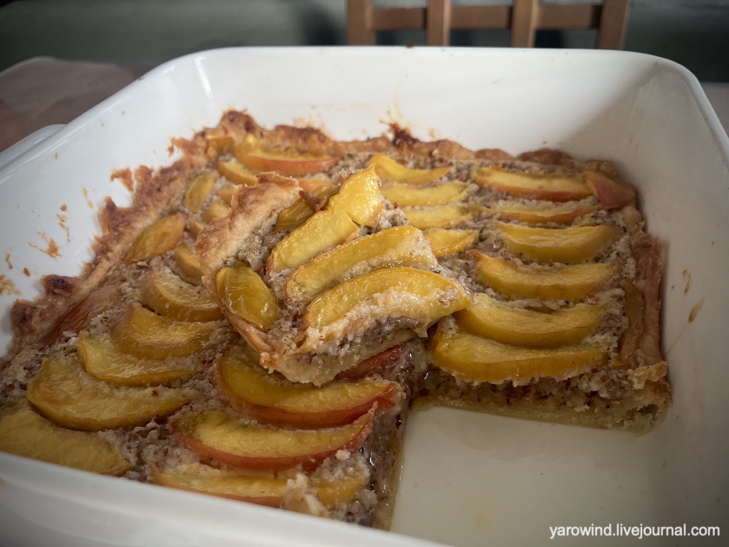 Тарт с нектаринами и франжипаном - свежие новости на Toplenta