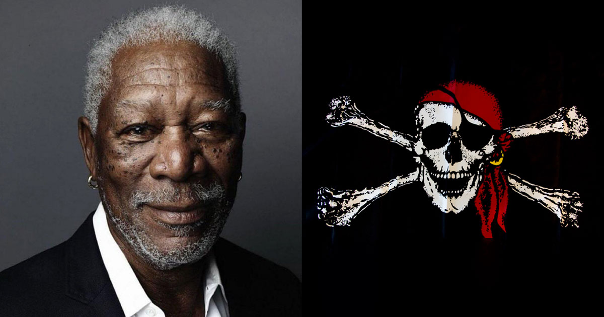 Морган Фримен носит золотые серьги в дань древней пиратской традиции - свежие новости на Toplenta