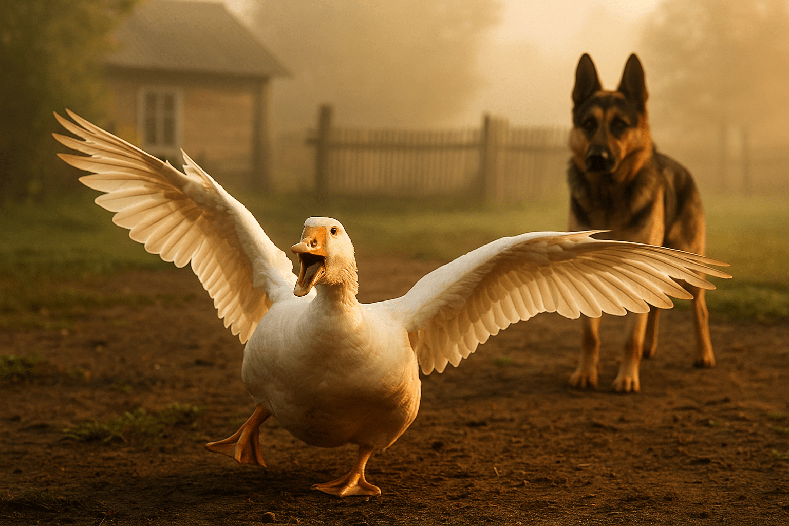 Гусь или собака: кто лучше охраняет дом и участок? - свежие новости на Toplenta по теме Интерес