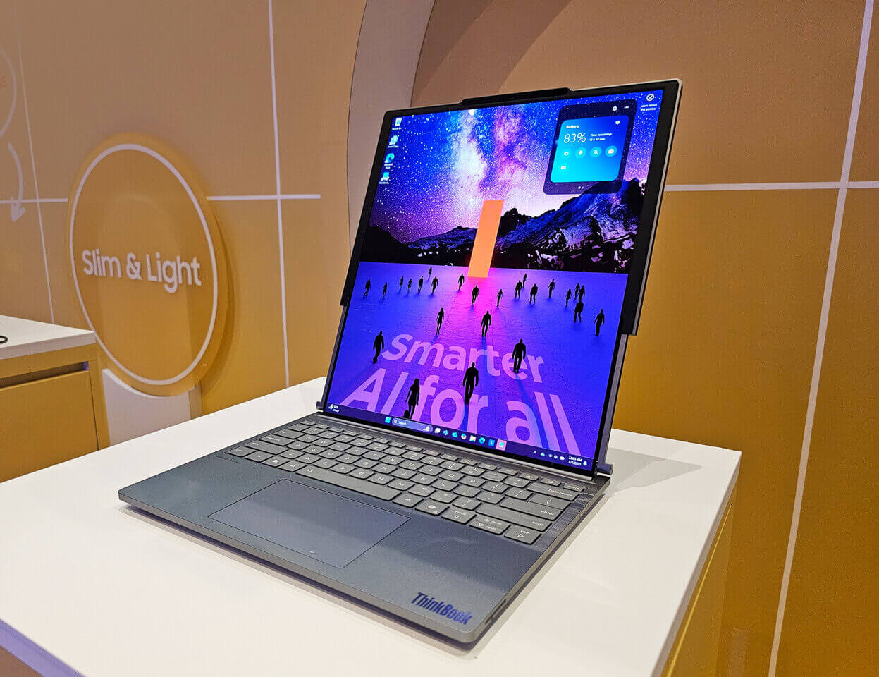 Ноутбук с раздвижным экраном Lenovo ThinkBook Plus G6 Rollable 2025 поступил в продажу - свежие новости на Toplenta