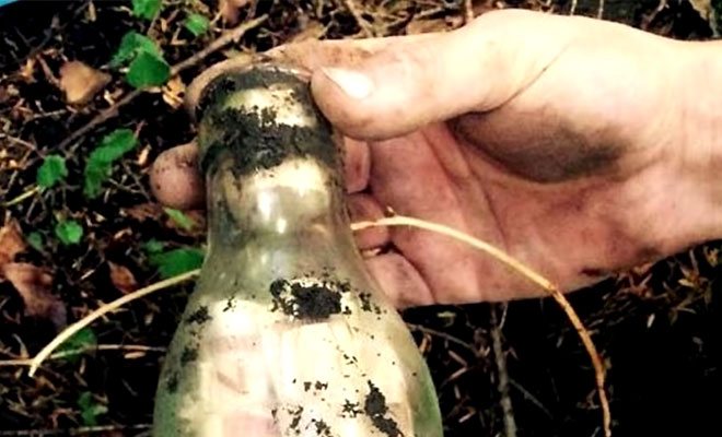 Бутылка с деньгами потянула на цену квартиры, но кладоискатель поторопился и разбил ее - свежие новости на Toplenta по теме общество