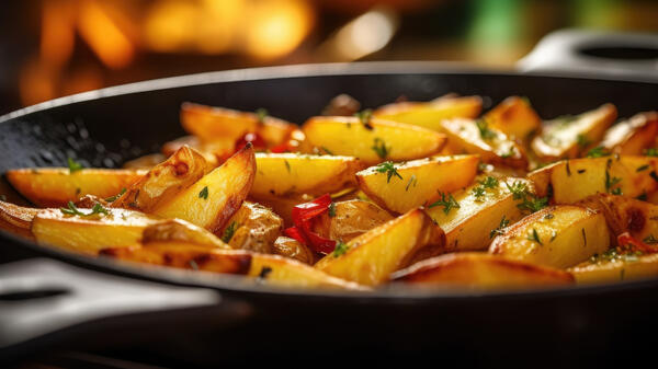 Как пожарить картошку, чтобы она не развалилась и не сгорела — делайте только так - свежие новости на Toplenta по теме новости дизайна