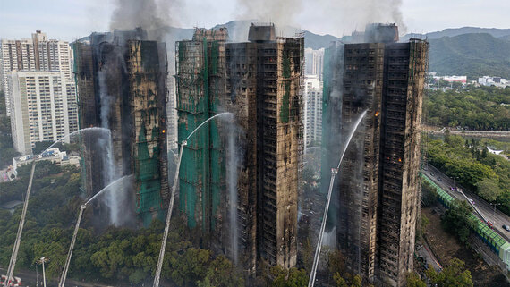 В Гонконге число жертв крупного пожара достигло 83 человек - похожая новость на Toplenta