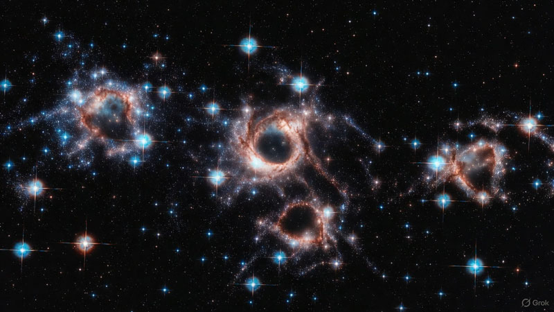 Быстрому появлению сверхмассивных чёрных дыр во Вселенной нашлось простое объяснение - свежие новости на Toplenta по теме - на острие науки