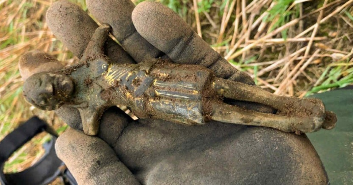 Норвежский кладоискатель обнаружил 800-летнюю позолоченную фигурку Христа - свежие новости на Toplenta