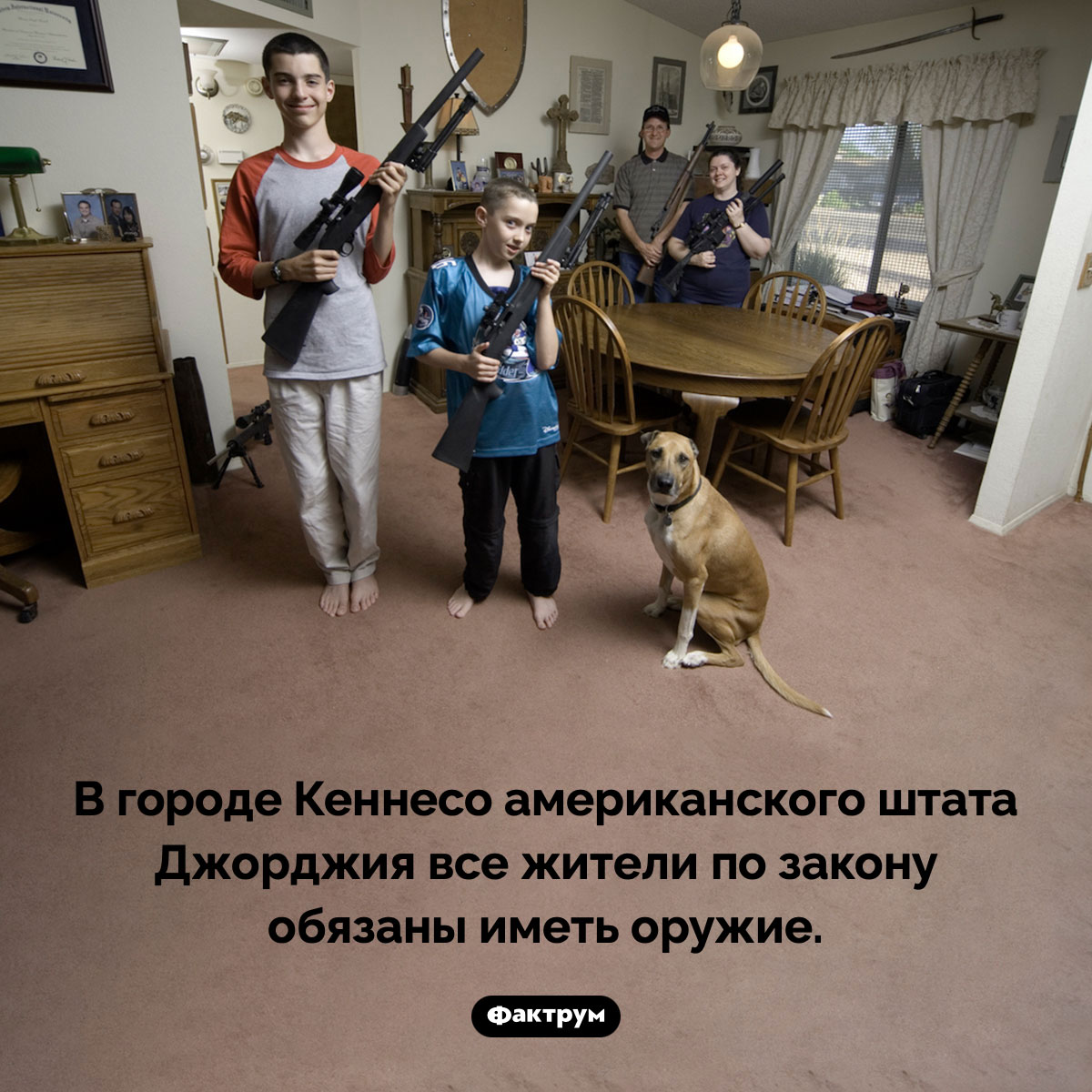 Закон Кеннесо, США, обязывает жителей иметь оружие - свежие новости на Toplenta по теме законы
