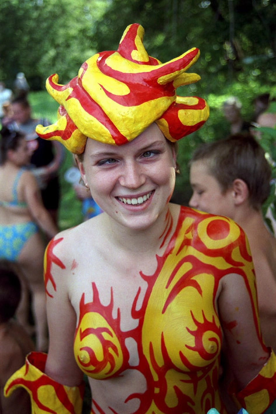 1990-е на снимках Игоря Стомахина. 1999. «Фестиваль Боди-арта в Серебряном Бору» - свежие новости на Toplenta по теме СТО