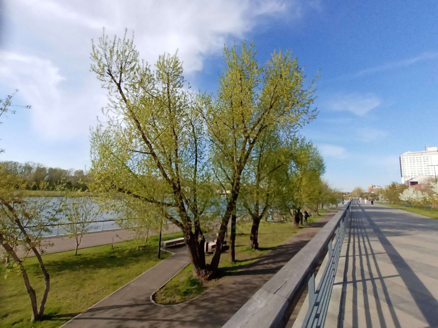Прогулка по набережной Абаканской протоки солнечным майским днём - свежие новости на Toplenta по теме Обит