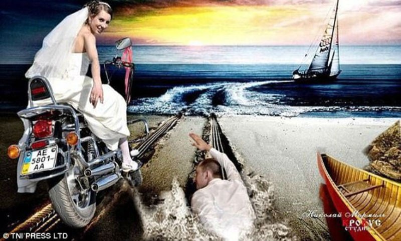 Голь на выдумки хитра, вырвиглазные провинциальные свадебные фотосессии - свежие новости на Toplenta по теме фотошоп