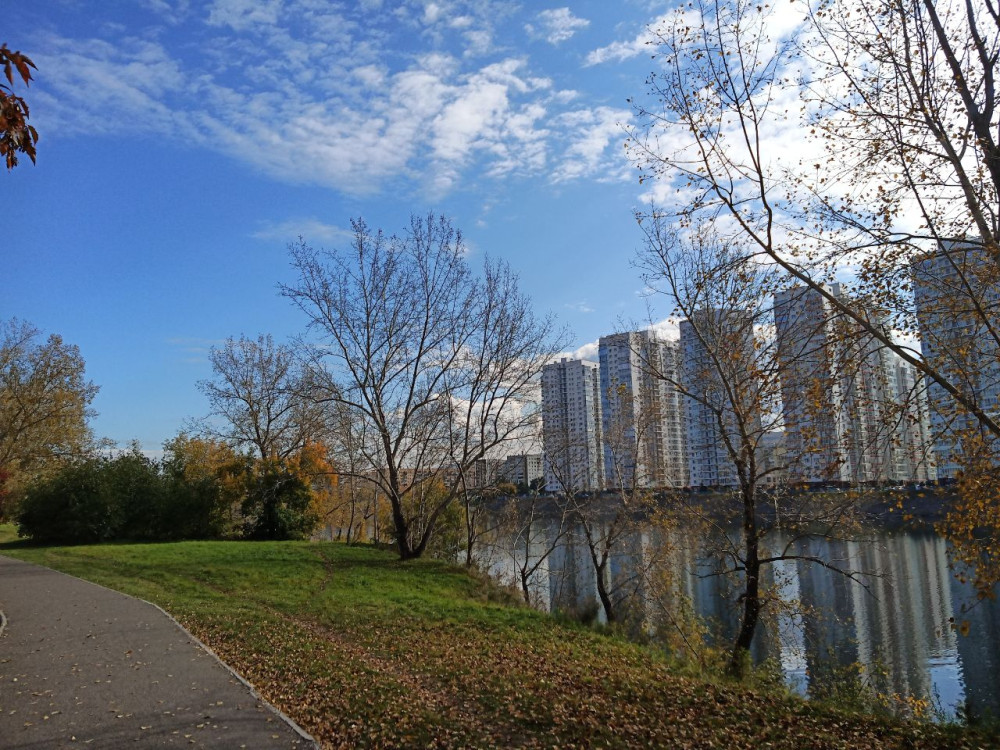 Прогулка по острову Отдыха в Красноярске в конце сентября - свежие новости на Toplenta по теме #осень