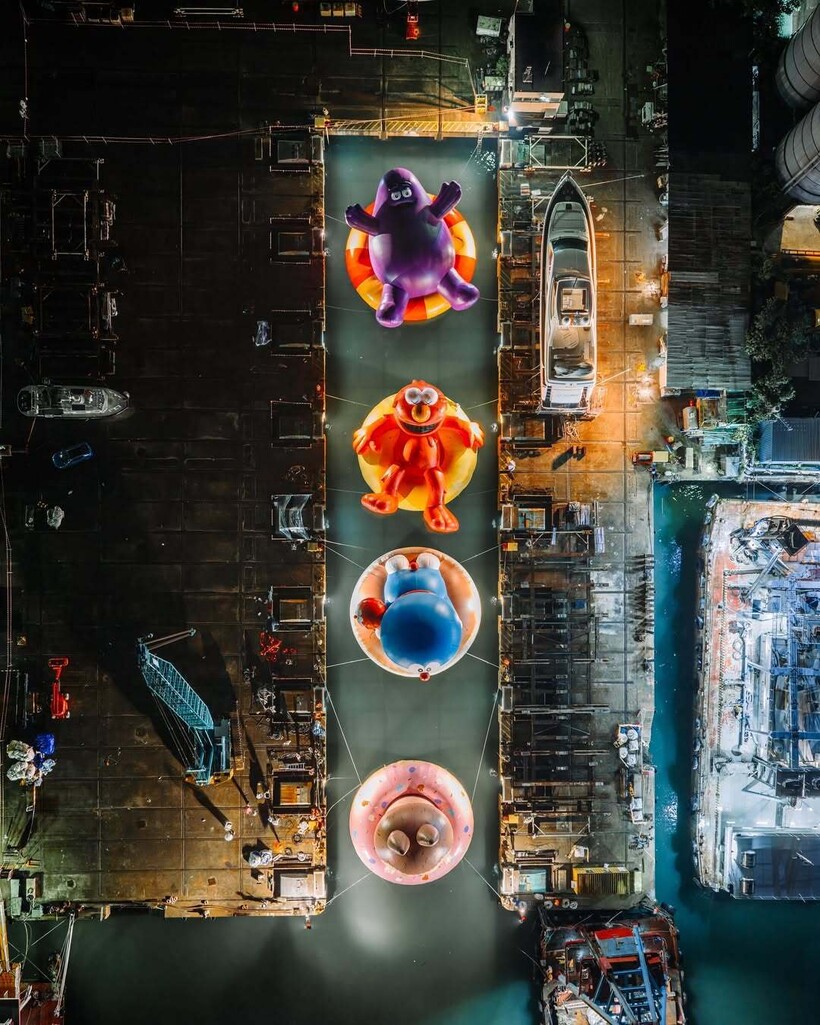 Гигантские Лабубу и поплавали в гавани Гонконга - свежие новости на Toplenta по теме iv