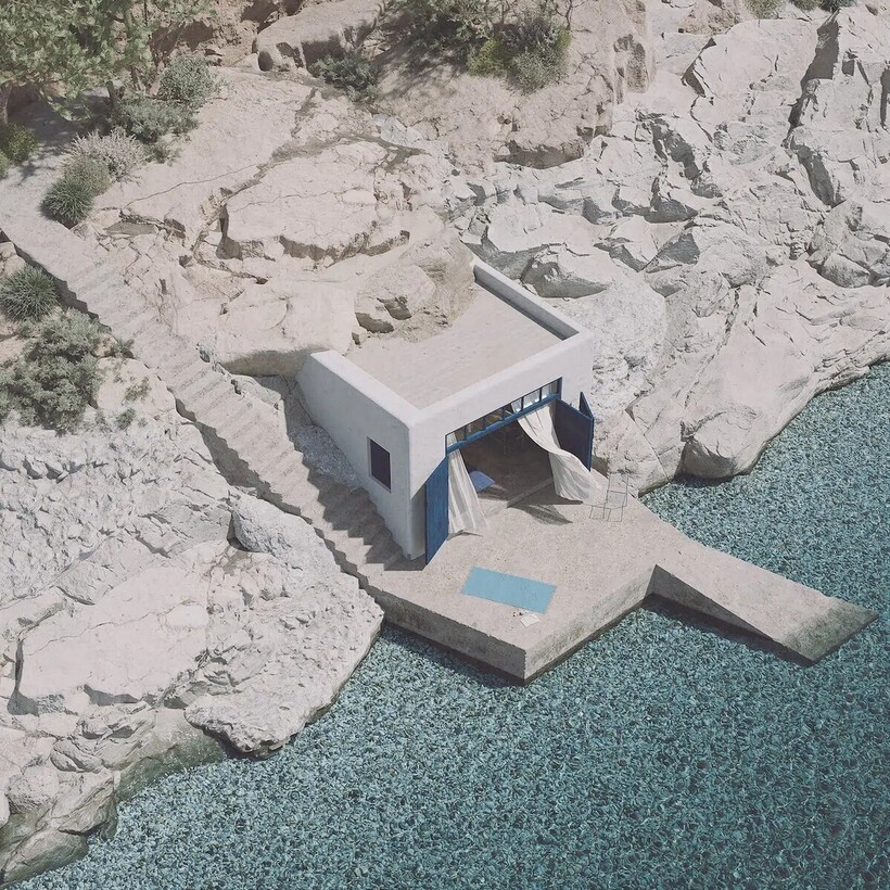 Греческая сирма: как из древнего пещерного жилища сделали современный отель - похожая новость на Toplenta