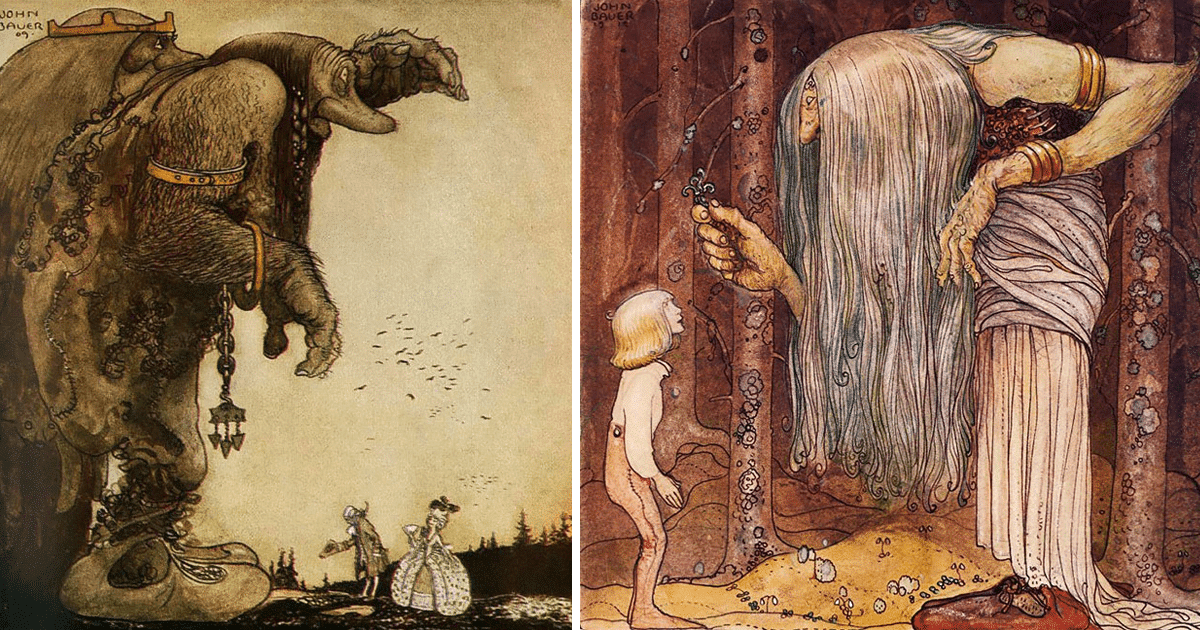 40 сказочных иллюстраций столетней давности от волшебника Йона Бауэра - свежие новости на Toplenta по теме МИР