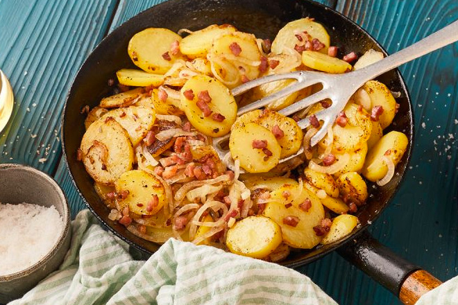 Жареная картошка по-немецки: просто и вкусно - свежие новости на Toplenta по теме да