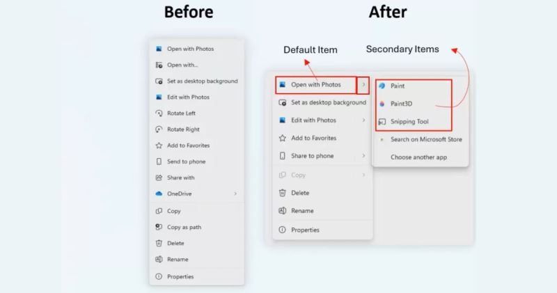Microsoft признала, что контекстное меню Windows 11 перегружено — это исправят в приложениях WinUI - свежие новости на Toplenta по теме ооп программирование