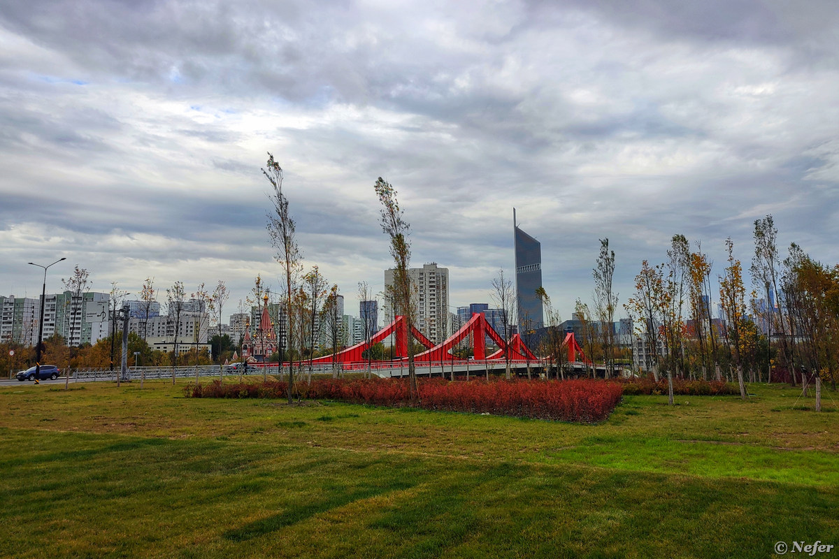 Красный мост, соединяющий Мневники и Филевскую пойму, который назвали в честь Гагарина - свежие новости на Toplenta