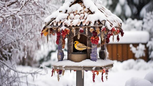Кормушка для птиц собственными руками: 7 простых идей из доступных материалов - свежие новости на Toplenta