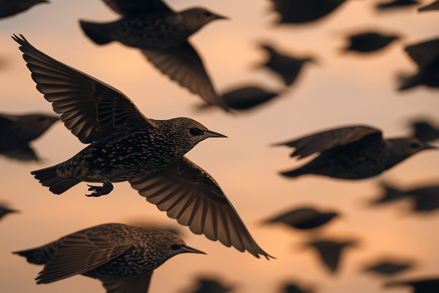 Почему птицы не сталкиваются и не врезаются друг в друга, даже летая в стае - похожая новость на Toplenta